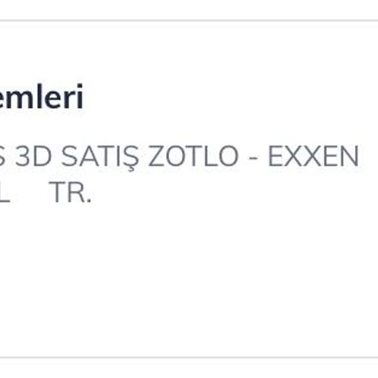 Exxen Habersiz Para Çekimi