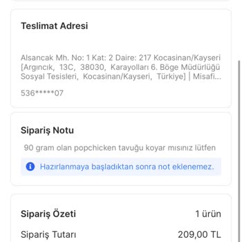 Popeyes Kayseri'deki Fast Food Şubesinde Yanlış Ürün Teslimi Ve Müşteri Şikayetleri