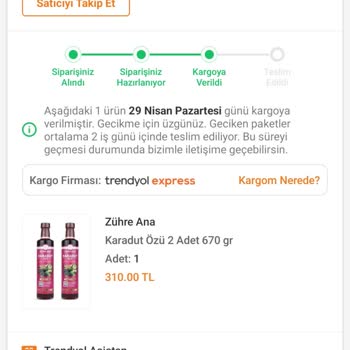 Trendyol Express Şikayet Var Lütfen