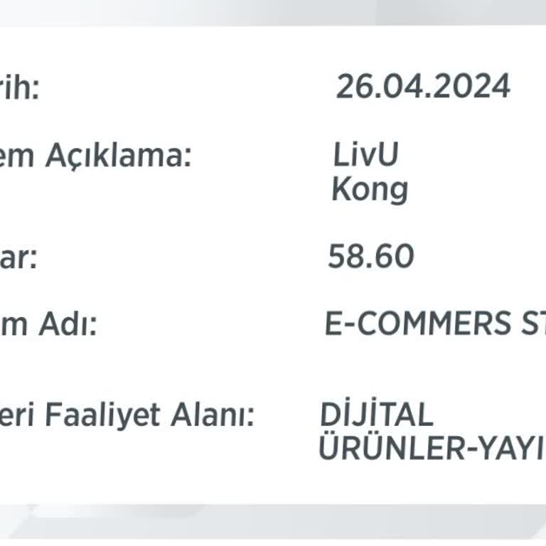 LivU Hesabım Olmadığı Halde Kredi Kartımdan Para Çekildi