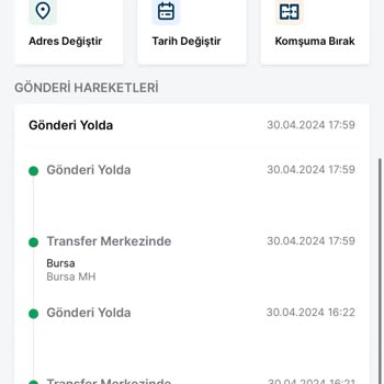 Trendyol Express Adresime Acil Siparişimin Yetiştirilmesi