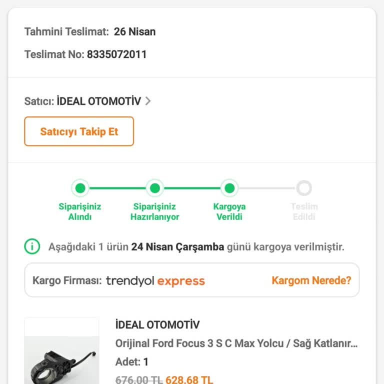 Trendyol Express 9 Günde Teslimat Yapamıyor.