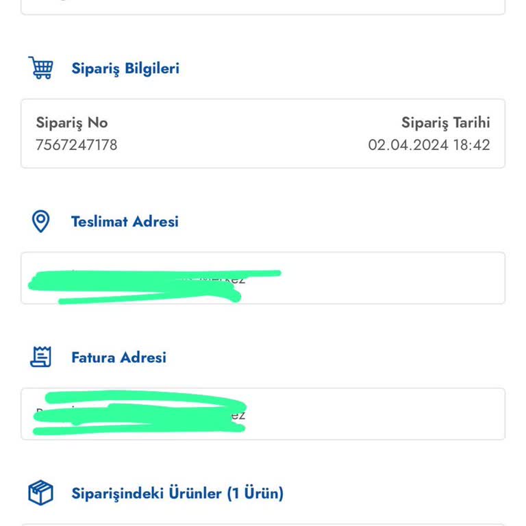 Şok Market Siparişimi Yanlış Gönderdi