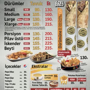 Maydonoz Döner Görseldeki İle Alınan Fiyat Farklı