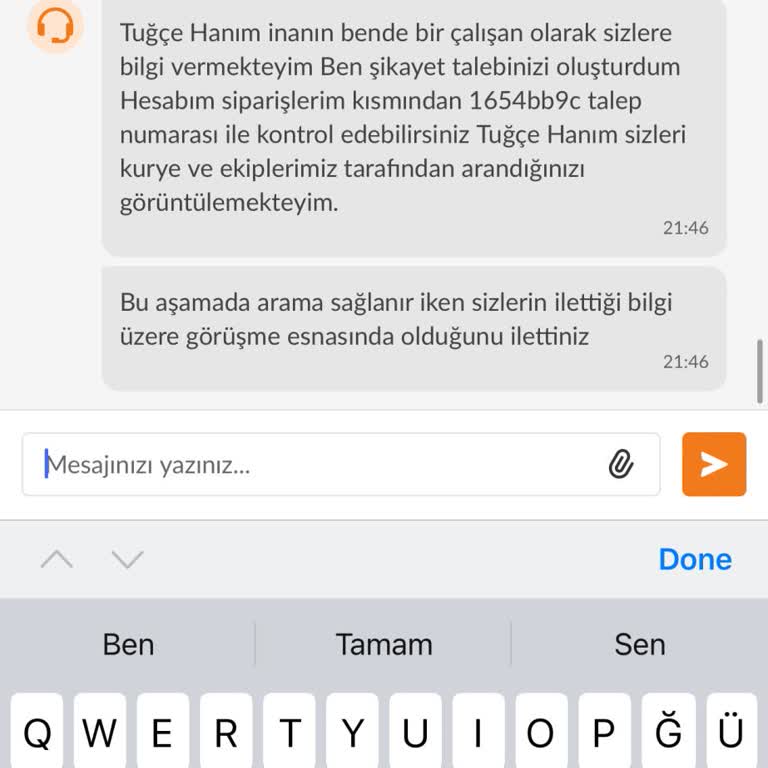 Trendyol Yemek Sipariş Teslimi Yapmadığı Halde Ücretimi İade Etmiyor