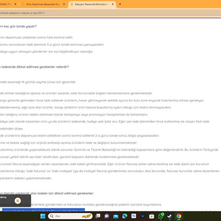 Babyjem Ürünü İade Etmek İçin Gittim Aşağılanıp Hakarete Uğradım!