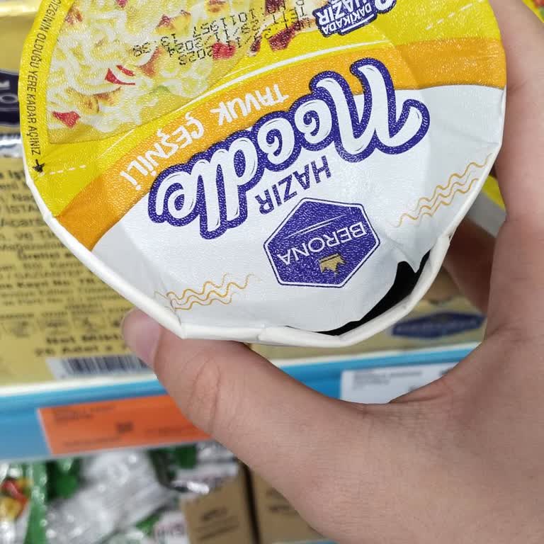 Samsun A101'de Yarı Açık Noodle Paketi Hayal Kırıklığı