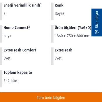Profilo Buzdolabı Ölçüsünde Yanıltıcı Bilgi