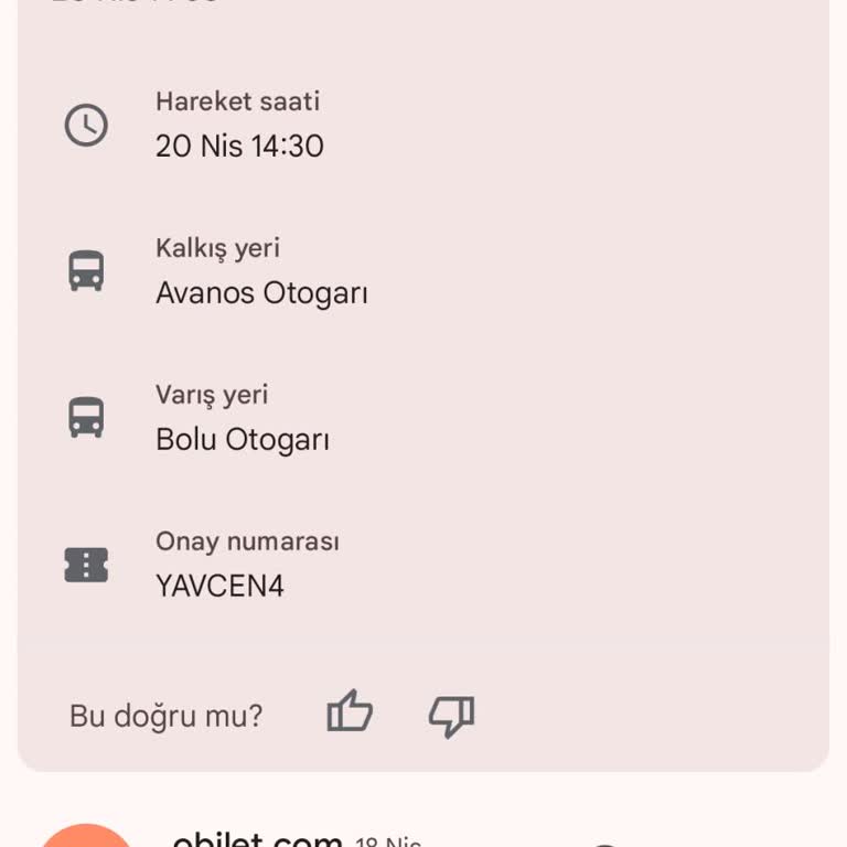Obilet'ten Ücret İadesi Yapılmıyor