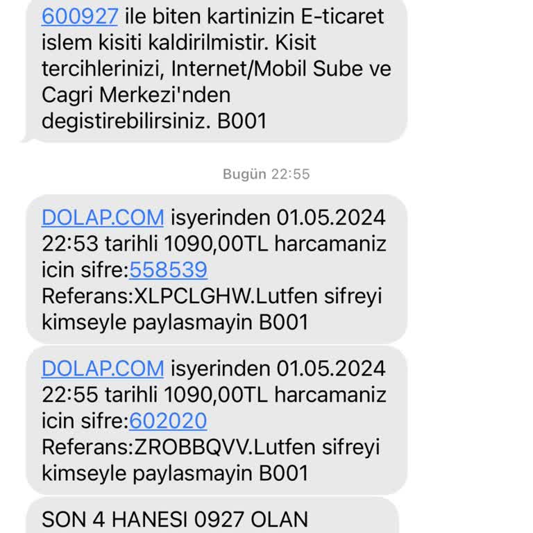 Dolap Paramı Çekti Ama Siparişim Gözükmüyor