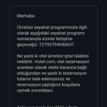 Delta Hotel Fethiye Otel Şikayeti, Hotels Uygulaması