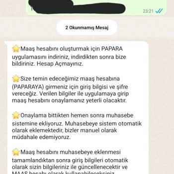 Space Paketleme Papara Hesabi Açmamı İstedi