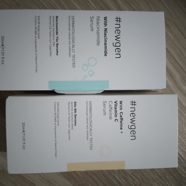 Newgen Caffeine+ Vitamin C Göz Altı Serumu Ve Niacinamide Yüz Serumu