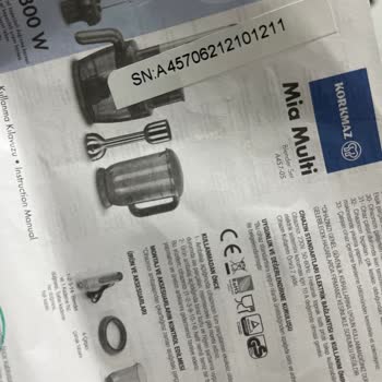 Korkmaz Mutfak Eşyaları Korkmaz Blender Seti Çözülemeyen Motor Sorunu