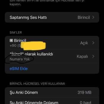 Vodafone E-sim Sorunu Ekleyemiyorum