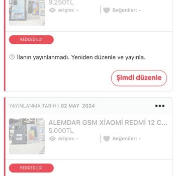 Letgo İlanlarım Reddediliyor Sebebi Nedir