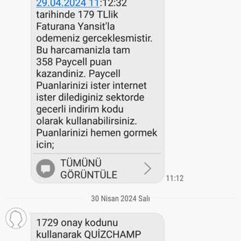 Turkcell Quiz Champ Abonelik Ödemelerinin İptali