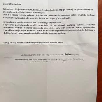 Skechers Kalitesiz Ayakkabı Satıyor