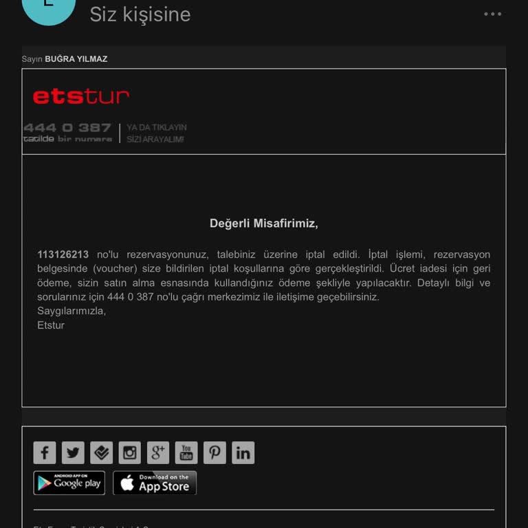 Etstur İadeyi Taksit Taksit Yapacakmış?