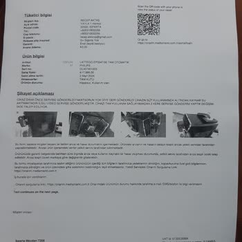 PHILIPS Media Markt Değişim Ve İade Vakası