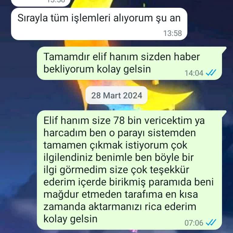 Eminevim İlgisizlik Mağduriyet Birikmiş Paramın Tarafıma Verilmemesi