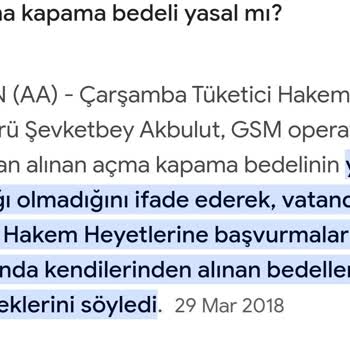 Turkcell Hat Kapama Açma Ücreti Çok Yüksek Yasal Değil