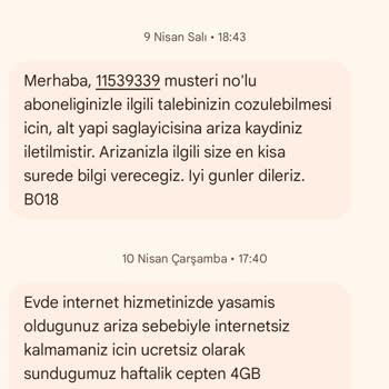 Turkcell Superonline Taşıma Hizmeti Alamıyoruz
