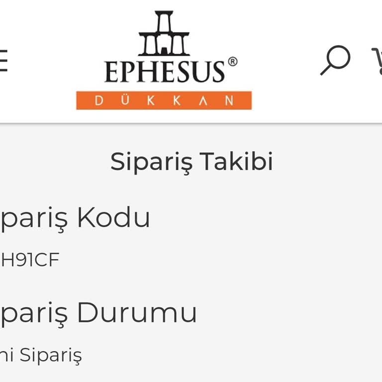 Ephesus Dükkan Sipariş Gecikmesi Ve Ulaşım Problemi
