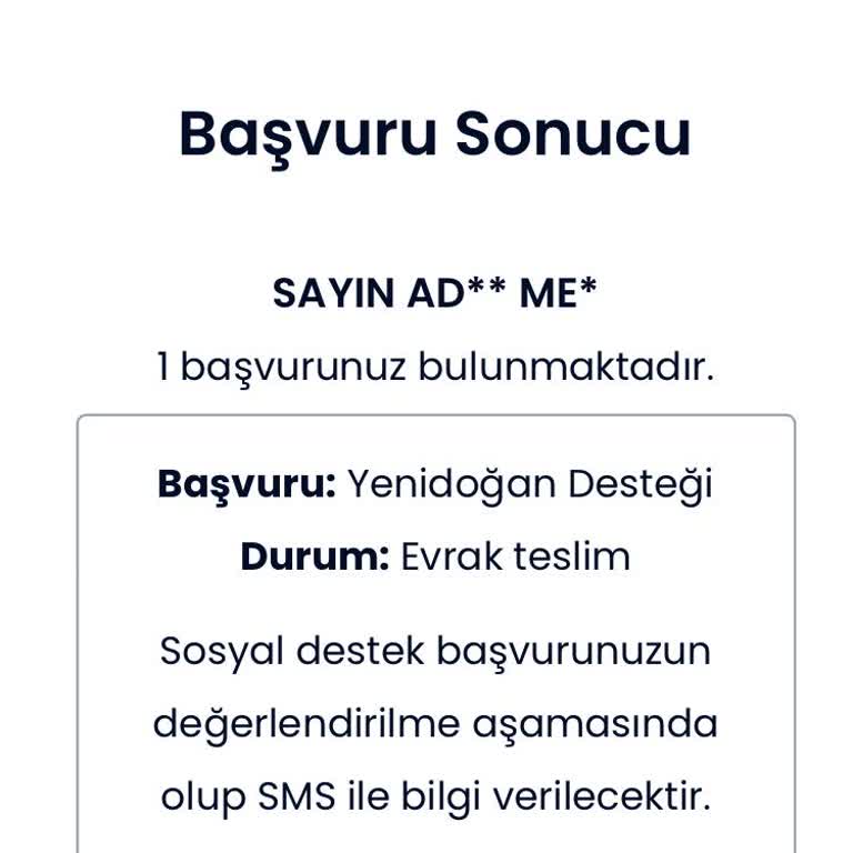 İBB - İstanbul Büyükşehir Belediyesi Sonuçlanmayan Doğum Paketi