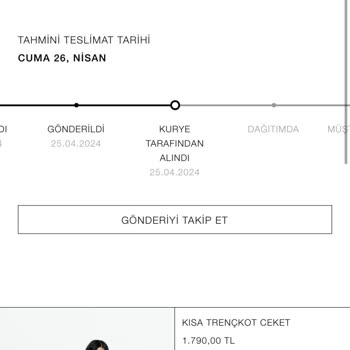 Zara Ortada Olmayan Kargo