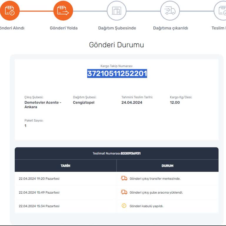 Sürat Kargo Günlerdir Gelmeyen Kargom