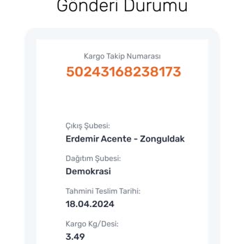 Sürat Kargo Ürünüm Gelmiyor Ve Konuyla Alakalı Dönüş Sağlanmıyor