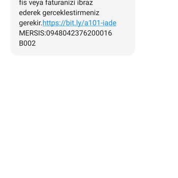 A101 İnternetten Sipariş Verilen Ürünün İadesini Almıyor