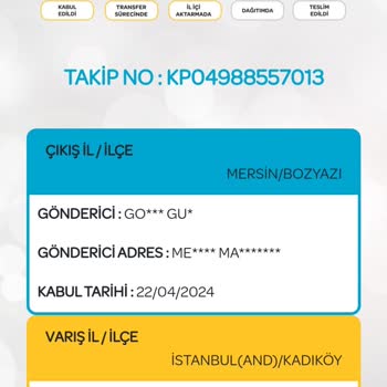 PTT Kargo Kadıköy PTT Kargomu Teslim Etmiyor