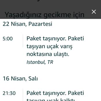 Amazon. De Sipariş Verdim Gelmedi.