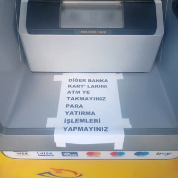 Ziraat Bankası Ziraat Kart İle PTT ATM Yatan Paraya El Koyması.