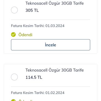 TeknosaCell Bilgisiz Fatura Artışı