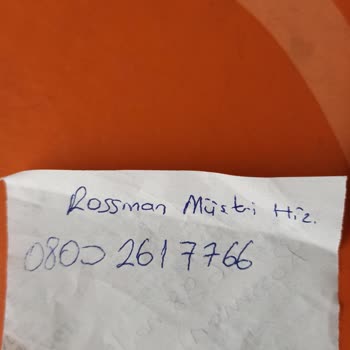 Rossmann Saç Masasını Geri Almıyor.