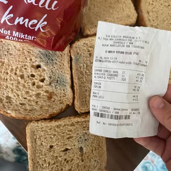 BİM Küflü Ekmek Üretim Tarihi İleri Tarih Basılmış