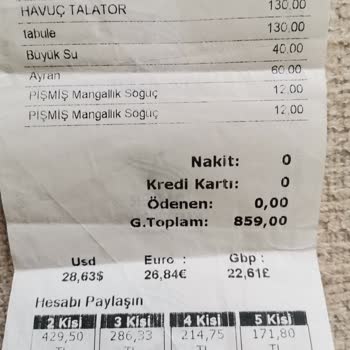 Karacabey Restaurant Mur-Et Karacabey Çok Pahalı