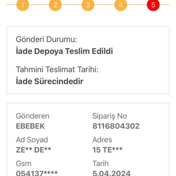Ebebek 1 Aydır Depoda Bekleyen Kargo