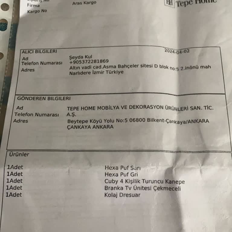 Satış Sonrası Hiç Kimseye Ulaşılamıyor, Tepe Home Dan Hiç Ses Yok