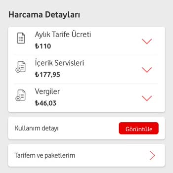 Vodafone İçerik Servisleri Ücreti