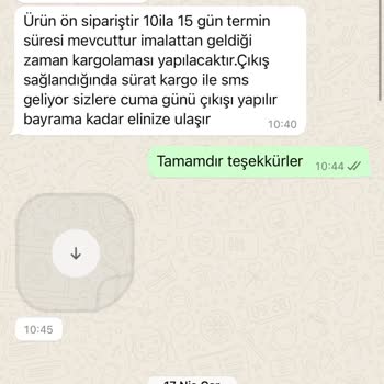 Biezy Butik Paramı Geri Ver