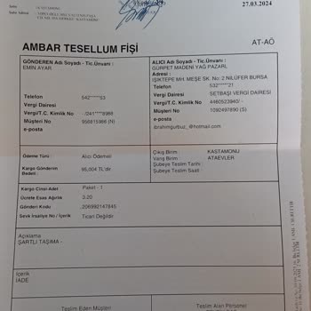 Sanal Yağ Market Para İadesi Yapılmadı.