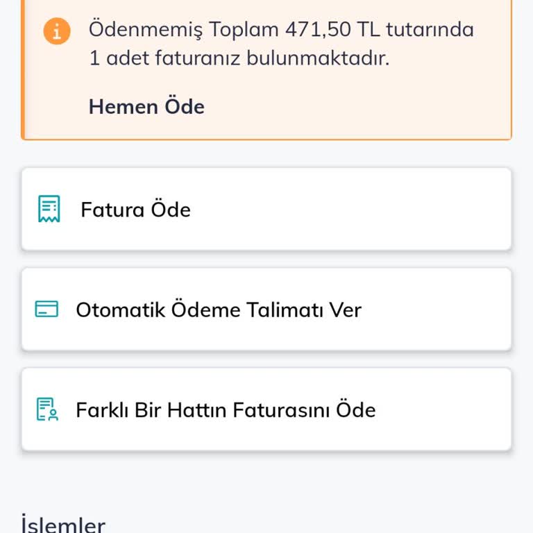 Pttcell Yüksek Fatura Çıkartması