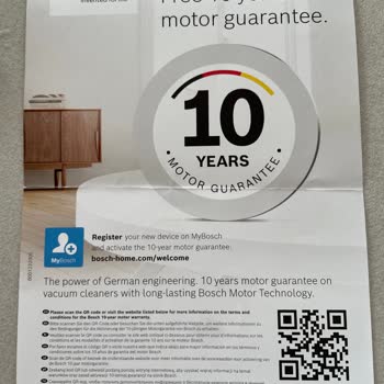 Bosch Elektrikli Süpürge Motoru Kısa Sürede Bozuldu