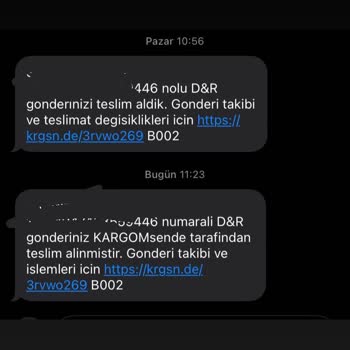 KARGOMsende Kargom Teslim Edilmiyor