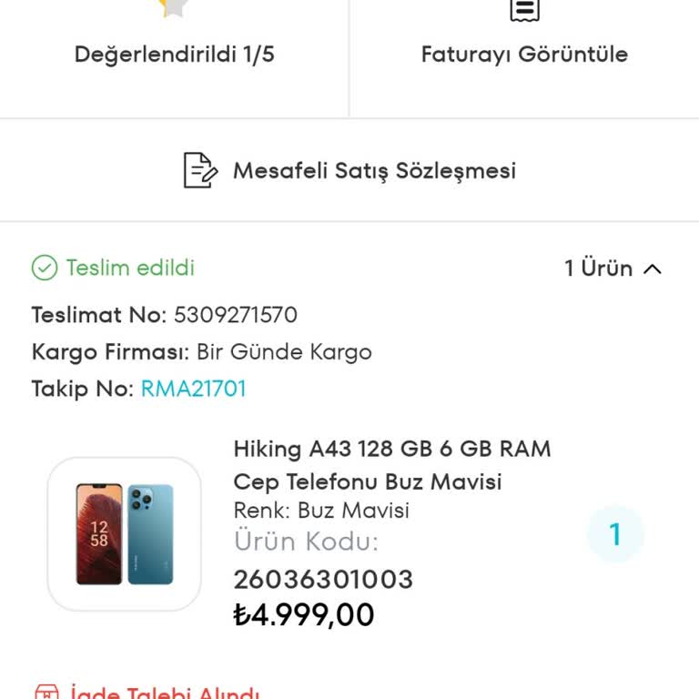 A101 Çöp Telefon Gönderiliyor Geri Alınmıyor