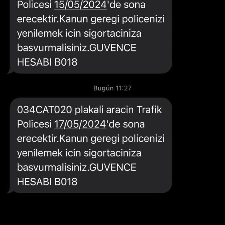 Güvence Hesabı Güvencehsb İlgisiz SMS'LER Atıyor